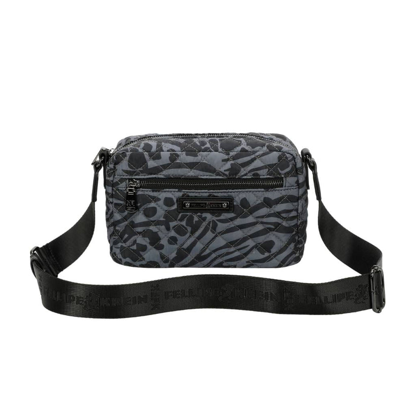 Bolsa Tiracolo Média Fellipe Krein Ss23 Matelassê Casual Fk644 - Preto