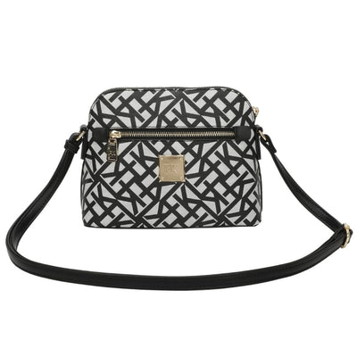 Cross Bag Pequena Ss23 Monograma Tramado Cfk106 - Preto