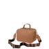 Bolsa Transversal Pequena 2 Compartimentos Sestini Monograma Marrom - Caramelo