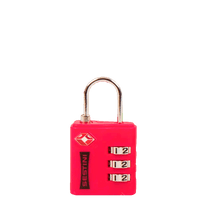Cadeado Tsa com combinação Vermelho