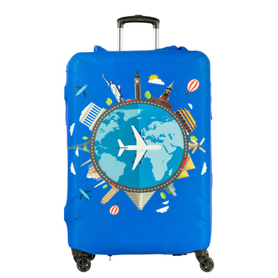 Capa de Mala Grande Avião - Azul