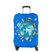Capa de Mala Média Avião - Azul