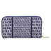 Carteira Ziper Grande Fellipe Krein Ss23 Fk649 - Azul