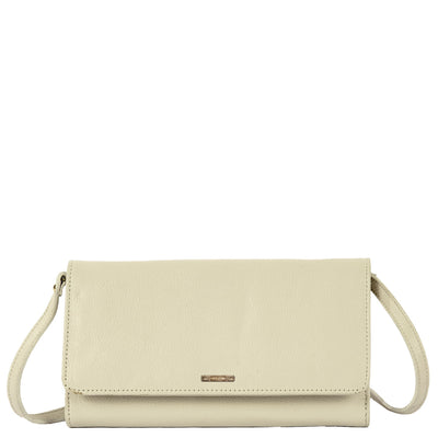 Carteira Feminina Grande Sestini Lovebomb - Off White