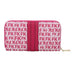 Carteira Zíper com Alça de Mão Fellipe Krein SS23 Monograma Rosa - Pink
