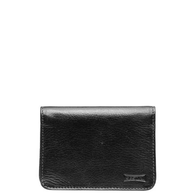 Carteira Masculina com Aba e Porta Documentos - Preto