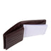 Carteira em Couro Masculina com Porta Documentos e Visor - Café
