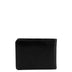 Carteira em Couro Masculina Pequena  Italiano - Preto