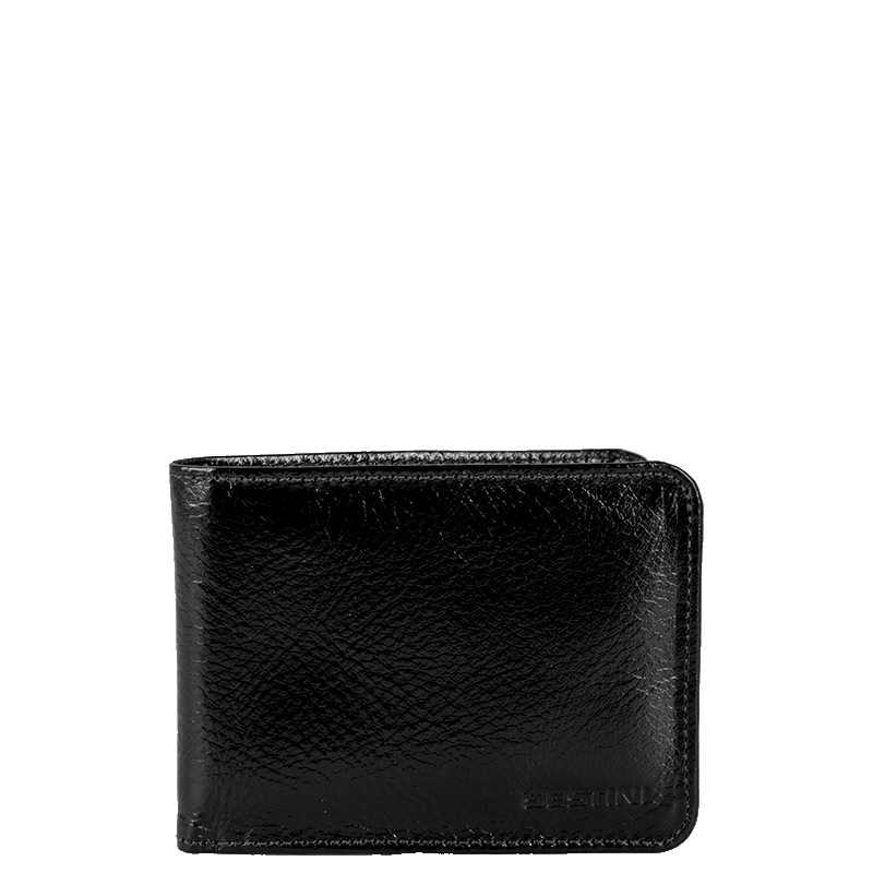 Carteira Masculina Pequena  - Preto