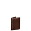 Carteira Masculina Pequena e Porta Cartão Externo Couro - Café