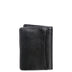 Carteira Masculina com Porta Cartão Externo Couro - Preto