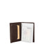 Carteira Masculina sem Fecho e Porta Documentos Pvc - Café
