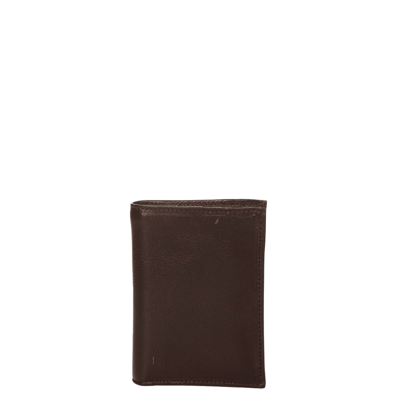 Carteira Masculina sem Fecho e Porta Documentos Pvc - Café