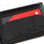 Carteira Masculina sem Fecho e Porta Documentos pvc- Preto