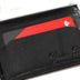 Carteira Masculina sem Fecho e Porta Documentos pvc- Preto