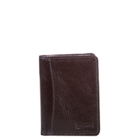 Carteira em Couro Masculina Vertical - Preto