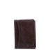 Carteira em Couro Masculina Vertical - Preto