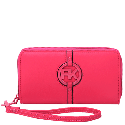 Carteira Zíper com Alça de Mão Fellipe Krein SS23 Matching Rosa - Pink