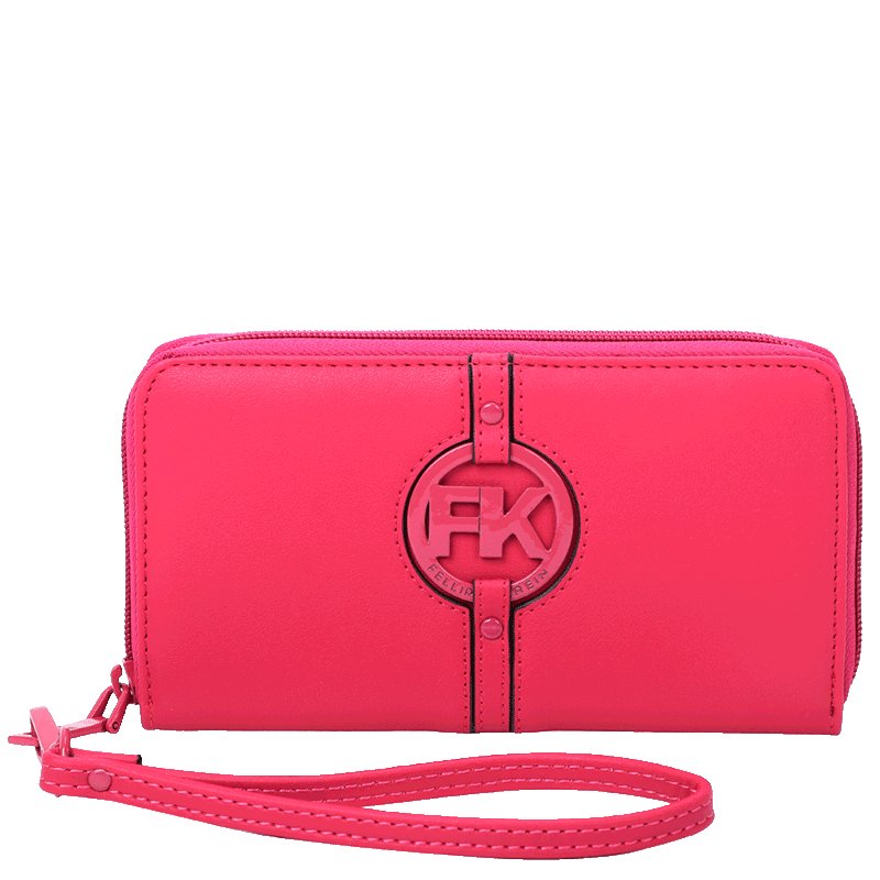 Carteira Zíper com Alça de Mão Fellipe Krein SS23 Matching Rosa - Pink