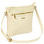 Cross Bag em Couro Média Sestini Lovebomb - Off White