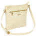 Cross Bag em Couro Média Sestini Lovebomb - Off White