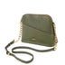 Cross Bag Pequena Couro Sestini Terrene - Oliva