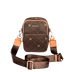 Bolsa Cross Bag Pequena Sestini Monograma - Marrom