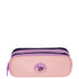 Kit  Mochila 2 Compartimentos e Estojo 2 Compartimentos Capricho Block - Coral