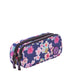 Estojo 2 Compartimentos Capricho X04 Azul - Floral