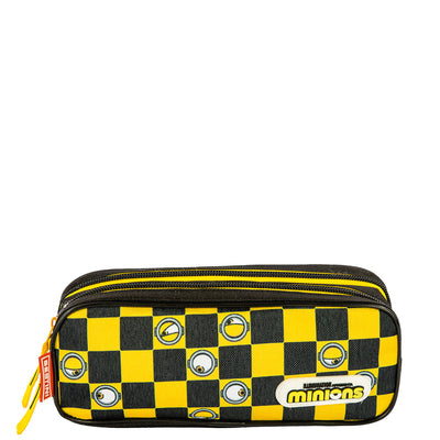 Estojo 2 Compartimentos Minions Chess - Colorido