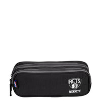 Estojo 2 Compartimentos NBA Legend Brooklyn Nets - Preto