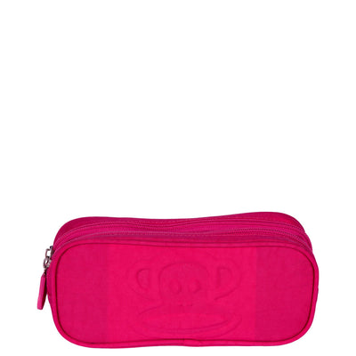 Estojo 2 Compartimentos Paul Frank Classics - Dark Rosa - Pink