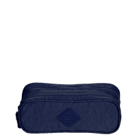 Estojo/Necessaire 2 Compartimentos CRINKLE Azul