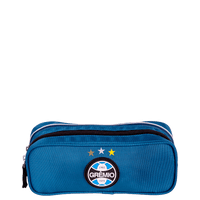Estojo 2 Compartimentos Grêmio X01 - Azul