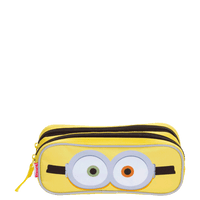 Estojo 2 Compartimentos Minions Colorido - Amarelo