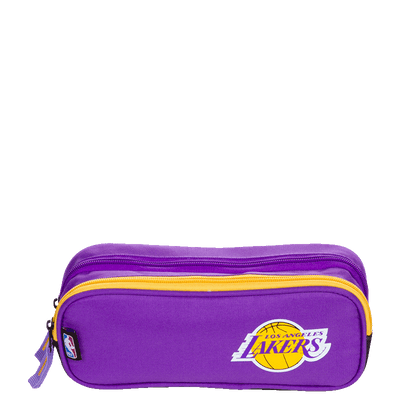 Estojo 2 Compartimentos NBA Legend Lakers - Roxo