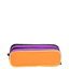 Estojo 2 Compartimentos Paul Frank Authentic - Orange Mix