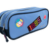Estojo 2 Compartimentos Paul Frank Casual Patches - Azul