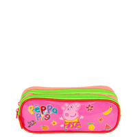 Estojo 2 Compartimentos Peppa Fruits - Colorido