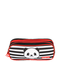 Estojo 2 Compartimentos Sestini Kids Panda 4 - Colorido