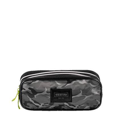 Estojo 2 Compartimentos Sestini Camuflado - Colorido