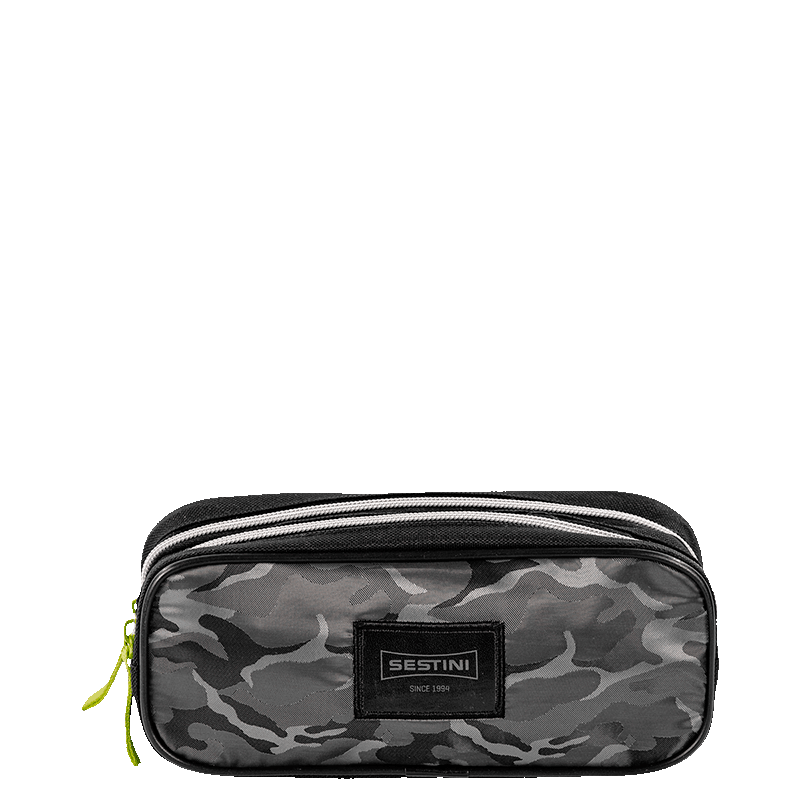 Estojo 2 Compartimentos Sestini Camuflado - Colorido