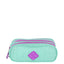 Kit  Mochila Grande Sestini Happy e Estojo 3 Compartimentos Azul - Turquesa