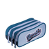 Estojo 3 Compartimentos Capricho Class Cosmic Patches - Azul