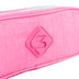 Estojo 3 Compartimentos Crinkle 2 Double Rosa - Pink