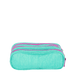 Estojo 3 Compartimentos Crinkle 2 Azul - Turquesa