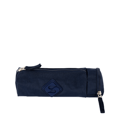 Estojo com Bolso Crinkle 2 - Azul