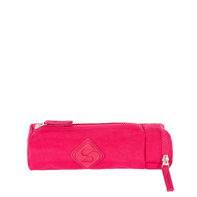 Estojo com Bolso Crinkle 2 Rosa - Pink