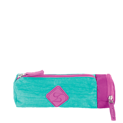 Estojo com Bolso Crinkle 2 Azul - Turquesa
