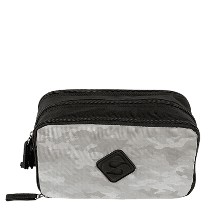 Estojo Box Especial 3 Compartimentos Tactical Snow - Preto e Cinza